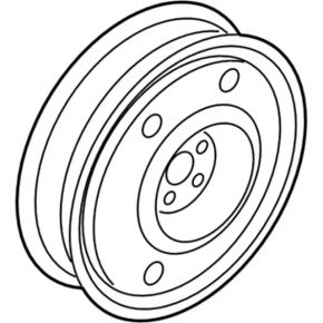 Запасное колесо докатка Ford Edge 15-18 R18