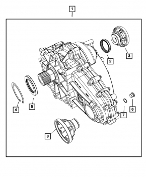 Раздатка Jeep Grand Cherokee WK2 16-19 1 speed 94к