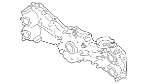 Передняя крышка двигателя Subaru XV Crosstrek 12-14