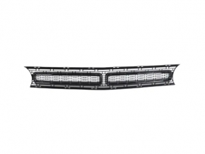 Решетка радиатора grill с обрамлением Dodge Challenger 15-23 рест черн, без эмблемы
