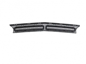 Решетка радиатора grill с обрамлением Dodge Challenger 15-23 рест черн, без эмблемы