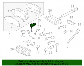 Кнопка Start-Stop Subaru Forester 19-24 SK
