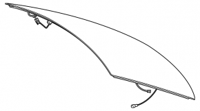 Стекло заднее Mercedes A-class V177 19-22