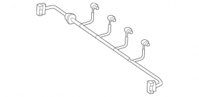 Cablaj bara spate pentru senzorii de parcare Mercedes Clasa E W212 10-16 AMG pachet