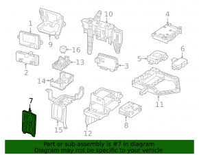 Body Control Module BCM Mercedes C-class W205 15-21 в багажнике