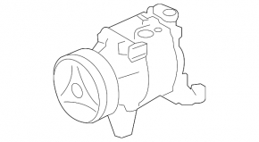 Компрессор кондиционера Toyota GT86 17-20