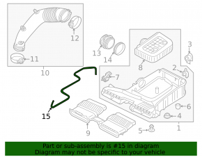 Conductă vacuum Audi Q7 17-26 2.0