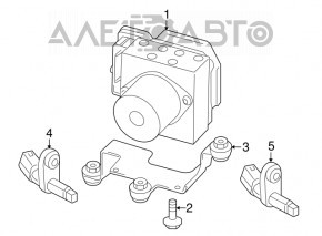 ABS АБС Audi Q3 8U 15-18
