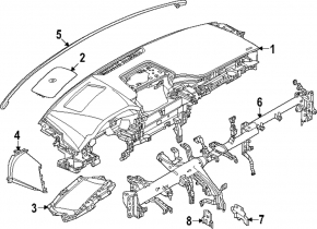Труба подторпедная усиление Mazda CX-90 24-26