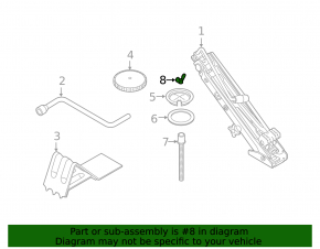 Крепление запасного колеса болт BMW X5 G05 19-26