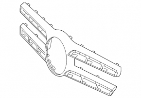 Ornamente grilă Mercedes X167 GLS 450 580 20-23