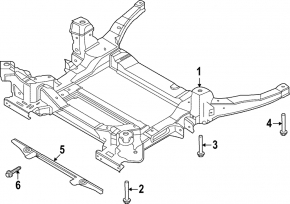 Подрамник передний Ford Explorer 20-24 3.0T, 3.3