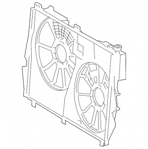 Ansamblu carcasa radiator difuzor Lexus RX450h 16-22 cu rezervor