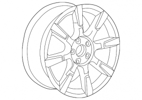 Диск колесный R18 5*112 VW Beetle 12-19 бордюрка