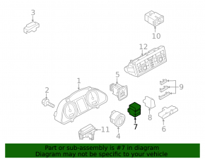 Кнопка парковочного ассистента и подсветки приборной панели Audi Q7 4L 10-15