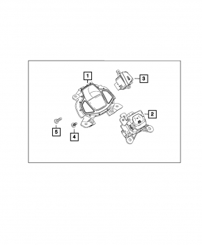 Кнопка паркинга Jeep Compass 17-21