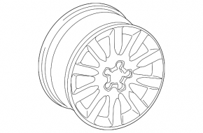 Диск колесный R17 Audi A4 B8 08-12 тип 1 бордюрка