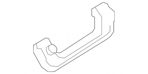 Mâner plafon spate dreapta negru Audi A4 B9 20-25