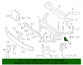 Кронштейн окуляра правый Mercedes W213 E 17-23