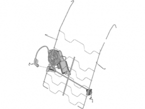 Моторчик пояснич подпорки водительского сиденья Ford C-max MK2 13-18
