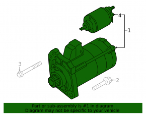Стартер Audi A6 C7 12-18 3.0T Denso