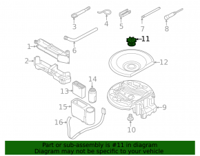 Крепление запасного колеса Audi A6 C7 12-18