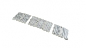Решетка радиатора Jeep Grand Cherokee WK2 14-16 соты хром