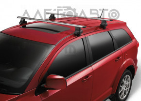 Рейлинги поперечные 2шт Jeep Cherokee KL 14- серые