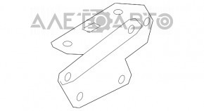 Петля капота правая Mercedes W164 ML