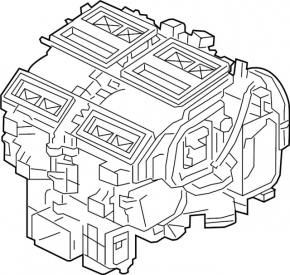 Печка в сборе Infiniti QX50 19-20