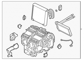 Печка в сборе Infiniti QX50 19-20