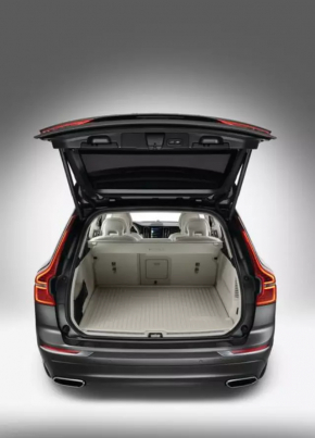 Коврик багажника (резина) Volvo XC60 18-20 серая