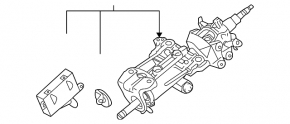Рулевая колонка Lexus LX570 08-11
