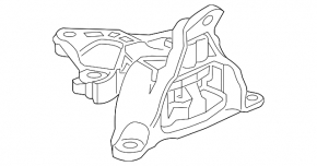 Подушка двигателя левая Honda Civic X FC 16-21 1.5T