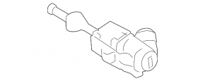 Личинка замка передней левой BMW 4 F32/33/36 14-20 тип 2