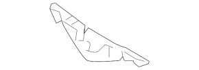 Накладка замка капота пластик Lexus RX300 RX330 RX350 RX400h 04-09