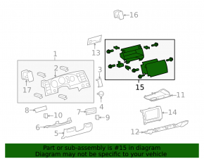 Перчаточный ящик, бардачок верхний Toyota Sequoia 08-16 черн