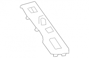 Накладка шифтера Toyota Prius V 12-14