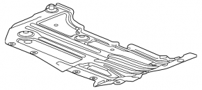 Защита днища левая Chevrolet Volt 16-