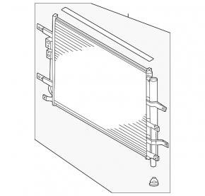 Радиатор кондиционера конденсер Kia Niro 19-22 EV