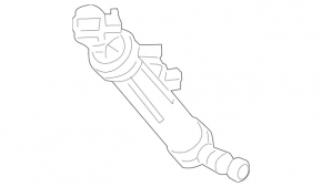 Форсунка омывателя фар левая Mercedes W166 ML 12-15