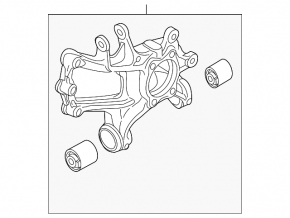 Цапфа задняя правая Mazda 3 14-18 BM