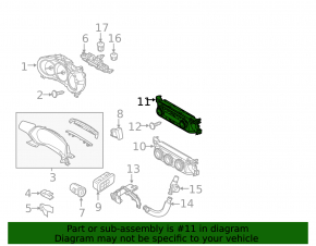 Управление климат-контролем Mazda CX-5 19-22 auto, царапины