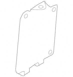 Кронштейн блока ECU Mitsubishi Outlander 14-20 тип 1