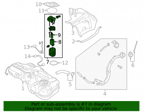 Топливный насос бензонасос Hyundai Kona 18-23 2.0