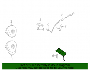 Подушка безопасности airbag коленная водительская левая BMW X3 F25 11-17 с бежевой накладкой