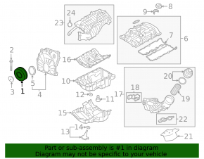 Шкив коленвала BMW 5 G30 17-19 B46B20B 2.0т
