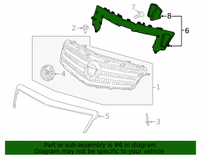 Grila radiatorului deflector Cadillac ATS 13-14