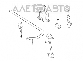 Stabilizator spate pentru Lexus RX300 98-03 AWD