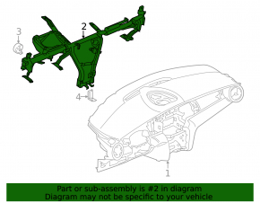 Труба подторпедная усиление Mini Cooper F56 3d 14-24